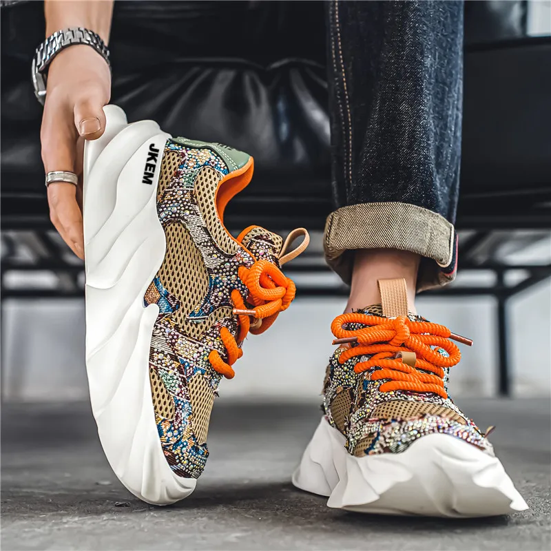 JKEM Low-Top Chunky Sneakers Men's-5
