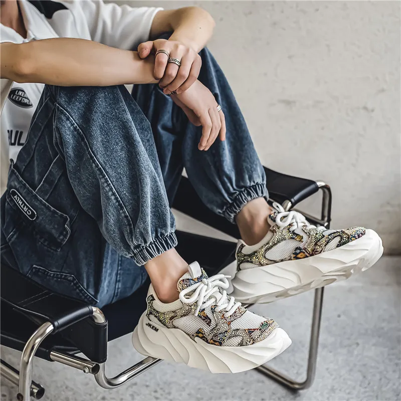 JKEM Low-Top Chunky Sneakers Men's-15