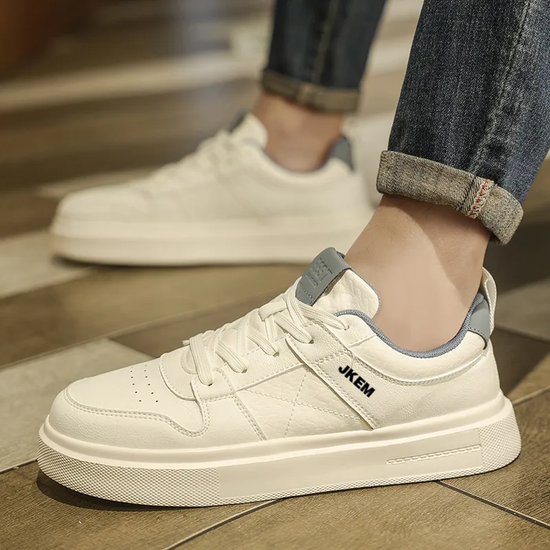JKEM Slip Resistant Cushioning Abrasion Resistant Low Top Skateboard Shoes Men's-7
