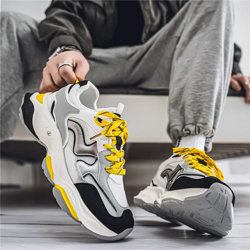 JKEM Low-Top Chunky Sneakers Men's-4