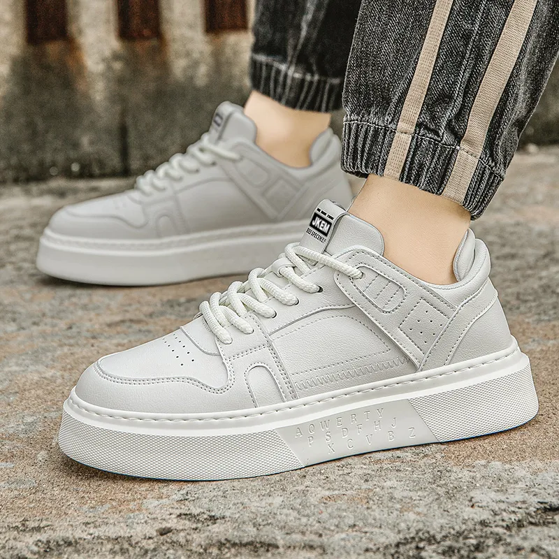 JKEM Slip Resistant Cushioning Abrasion Resistant Low Top Skateboard Shoes Men's-7