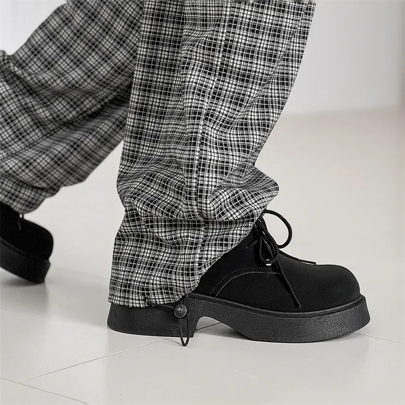 JKEM Ankle Boots Men Black/Khaki-2
