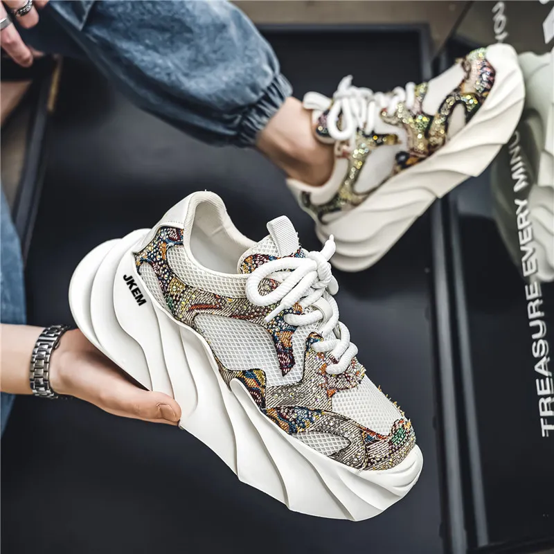 JKEM Low-Top Chunky Sneakers Men's-17