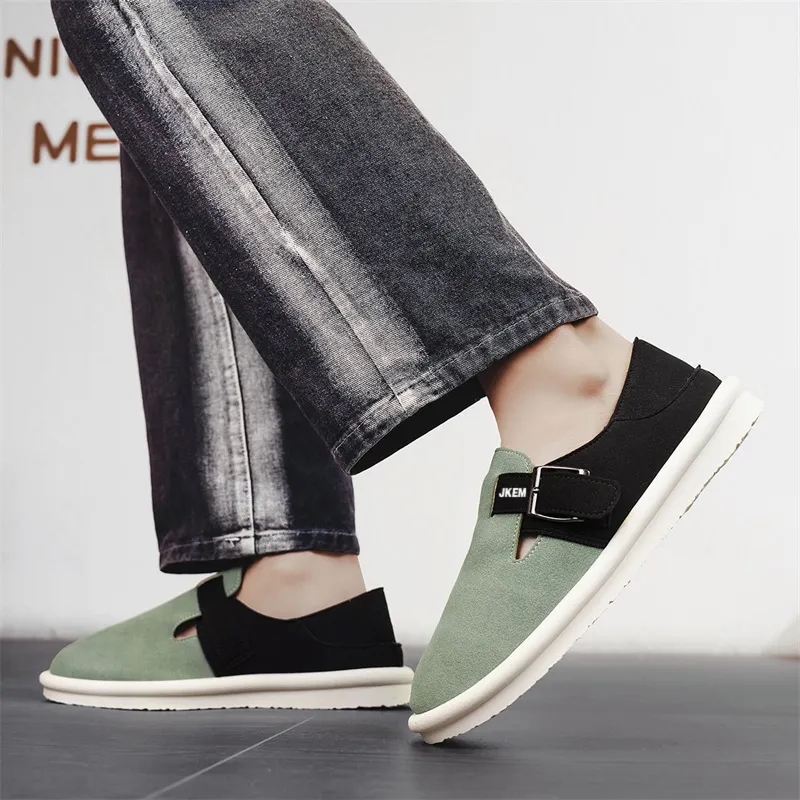 JKEM Shock Absorbers With Slip Resistant And Abrasion Resistant Properties Low Top Casual Shoes Men's-9