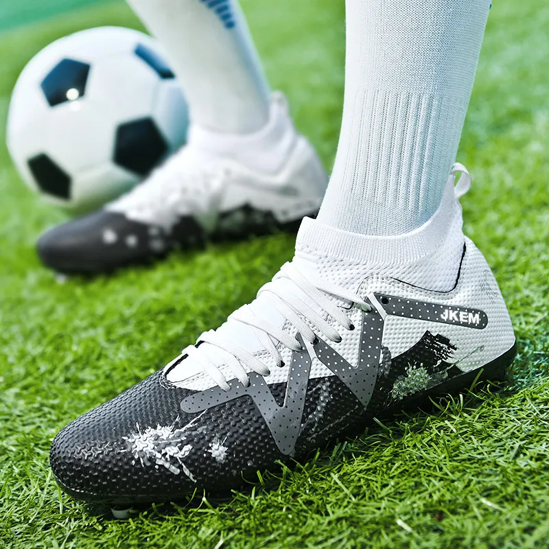 JKEM Cushioning, Slip Resistant, Abrasion Resistant, Breathable, Impact Resistant, Lightweight Soccer Shoes Unisex-16