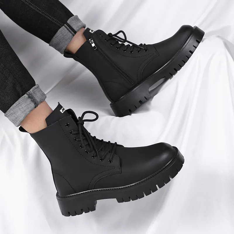 JKEM Crew Martin Boot Men's Black-10