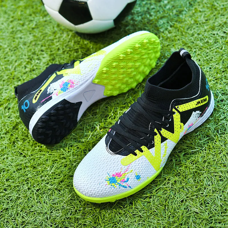 JKEM Cushioning, Slip Resistant, Abrasion Resistant, Breathable, Impact Resistant, Lightweight Soccer Shoes Unisex-44