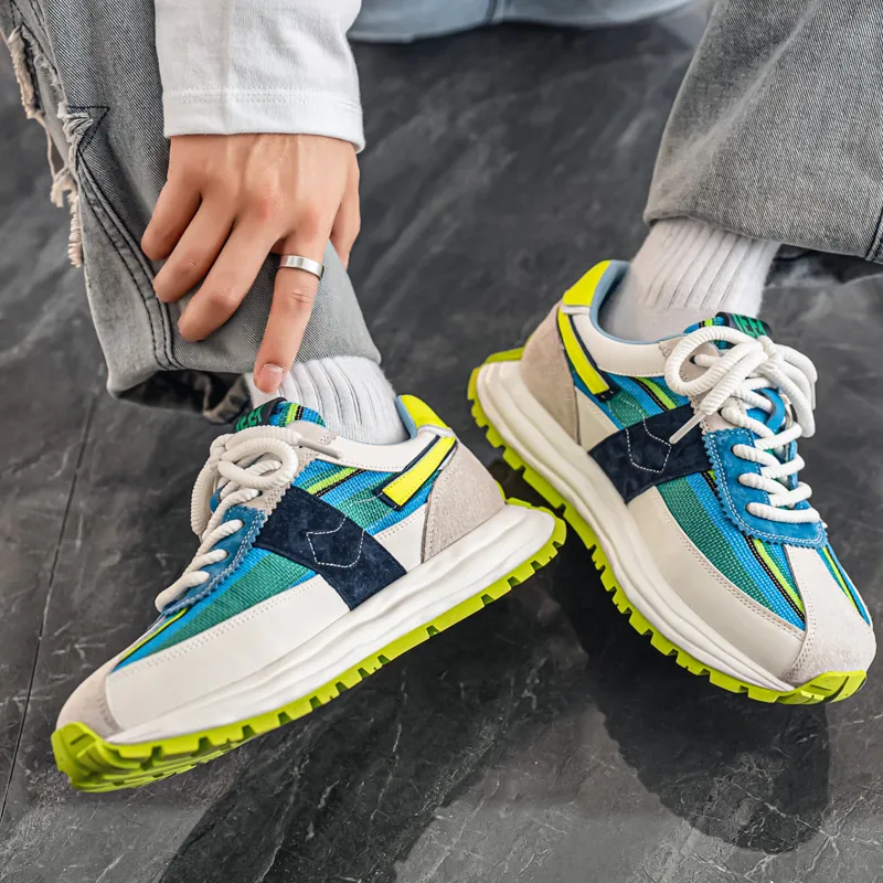 JKEM Cushioning, Breathable, Height Increasing Low Top Casual Shoes Men's-8