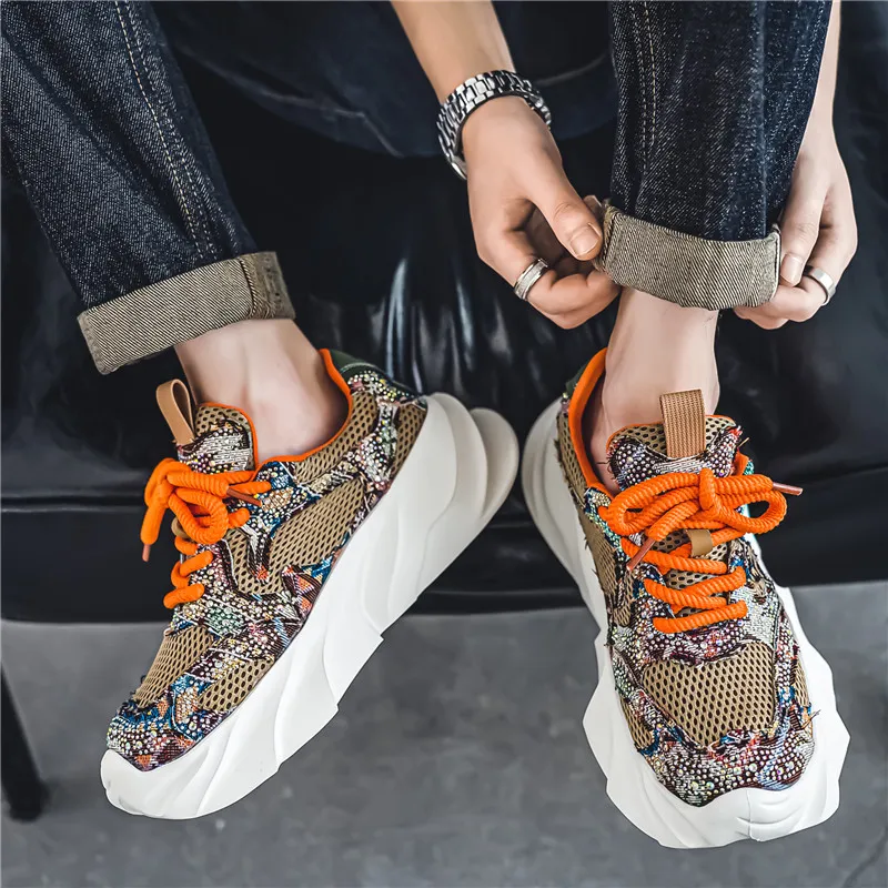 JKEM Low-Top Chunky Sneakers Men's-4
