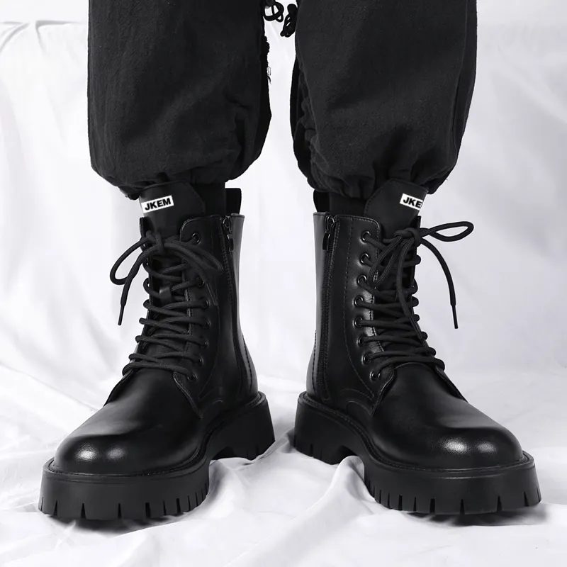 JKEM Crew Martin Boot Men's Black-8