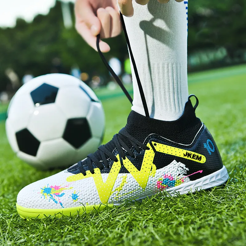 JKEM Cushioning, Slip Resistant, Abrasion Resistant, Breathable, Impact Resistant, Lightweight Soccer Shoes Unisex-46