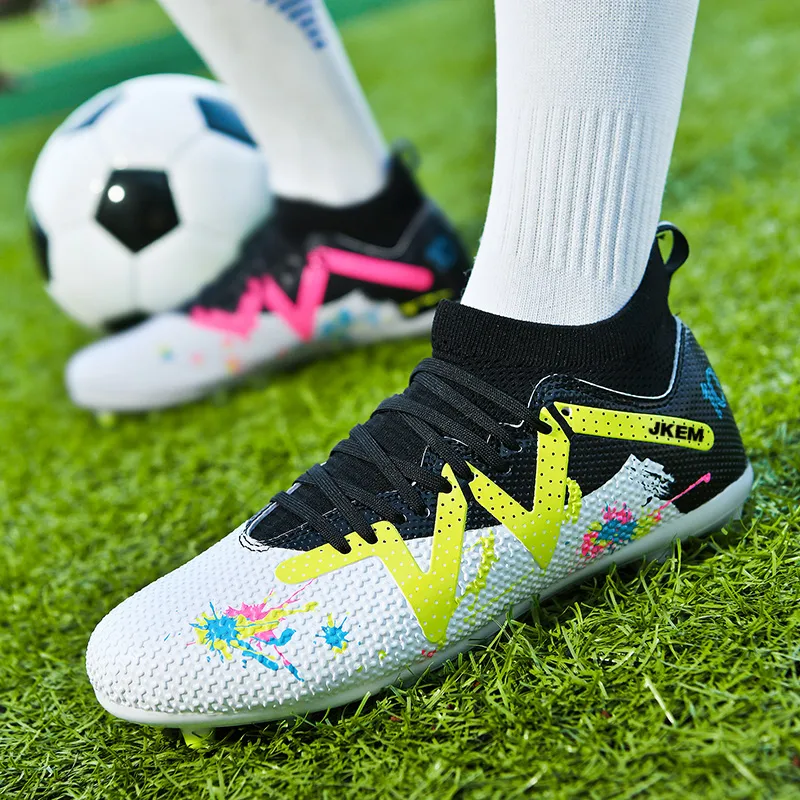 JKEM Cushioning, Slip Resistant, Abrasion Resistant, Breathable, Impact Resistant, Lightweight Soccer Shoes Unisex-21