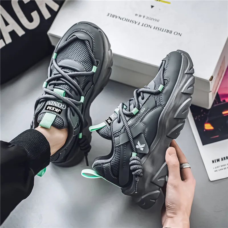 JKEM Cushioning Low-Top Chunky Sneakers Men's-4