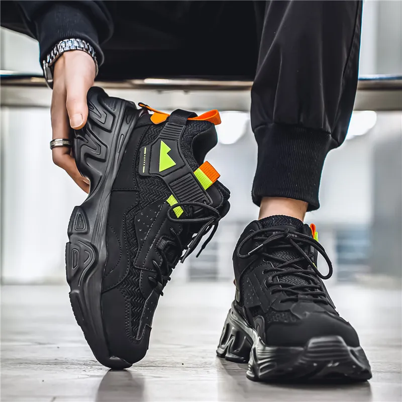 JKEM High-Top Chunky Sneakers Men's-3