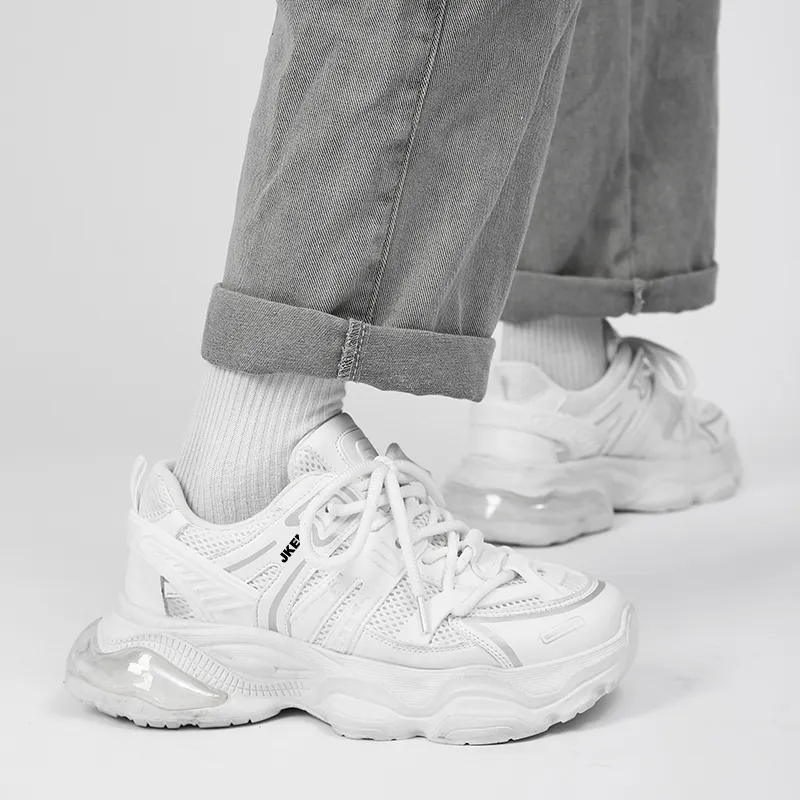 JKEM Cushioning Anti-Slip And Wear-Resistant Height Increasing Low-Top Chunky Sneakers Men's-12