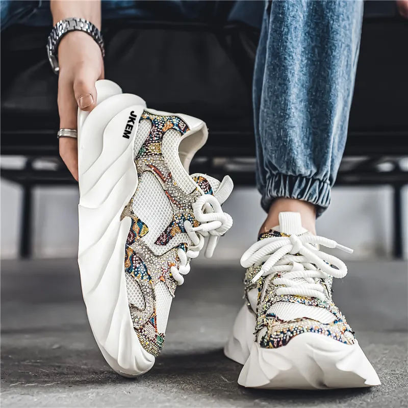 JKEM Low-Top Chunky Sneakers Men's-16