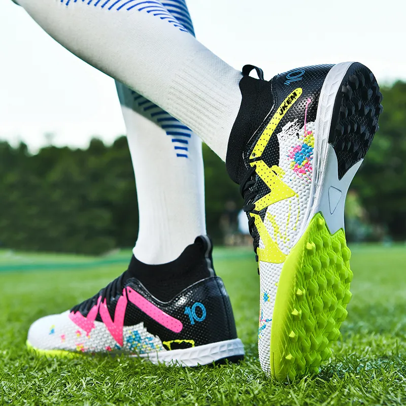 JKEM Cushioning, Slip Resistant, Abrasion Resistant, Breathable, Impact Resistant, Lightweight Soccer Shoes Unisex-47
