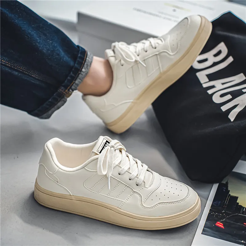 JKEM Anti-Slip And Wear-Resistant Height Increasing Low-Top Skateboard Shoes Men's-6