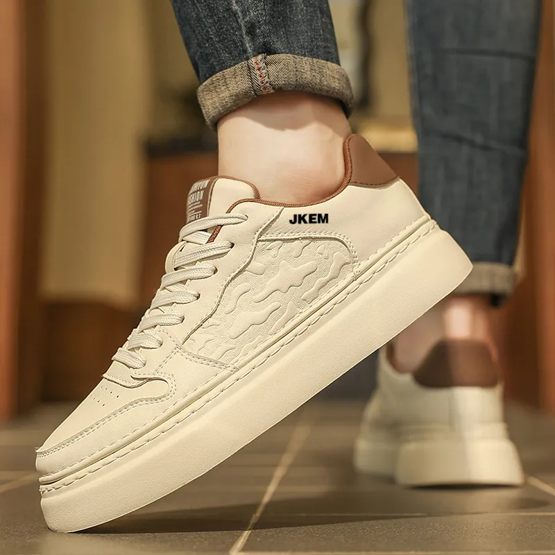 JKEM Slip Resistant Cushioning Abrasion Resistant Low Top Skateboard Shoes Men's-13