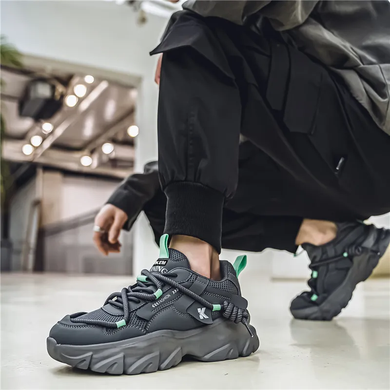 JKEM Cushioning Low-Top Chunky Sneakers Men's-2