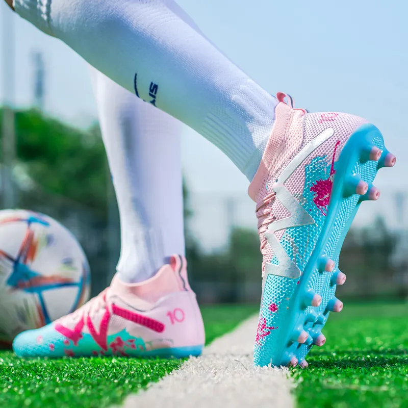 JKEM Cushioning, Slip Resistant, Abrasion Resistant, Breathable, Impact Resistant, Lightweight Soccer Shoes Unisex-5