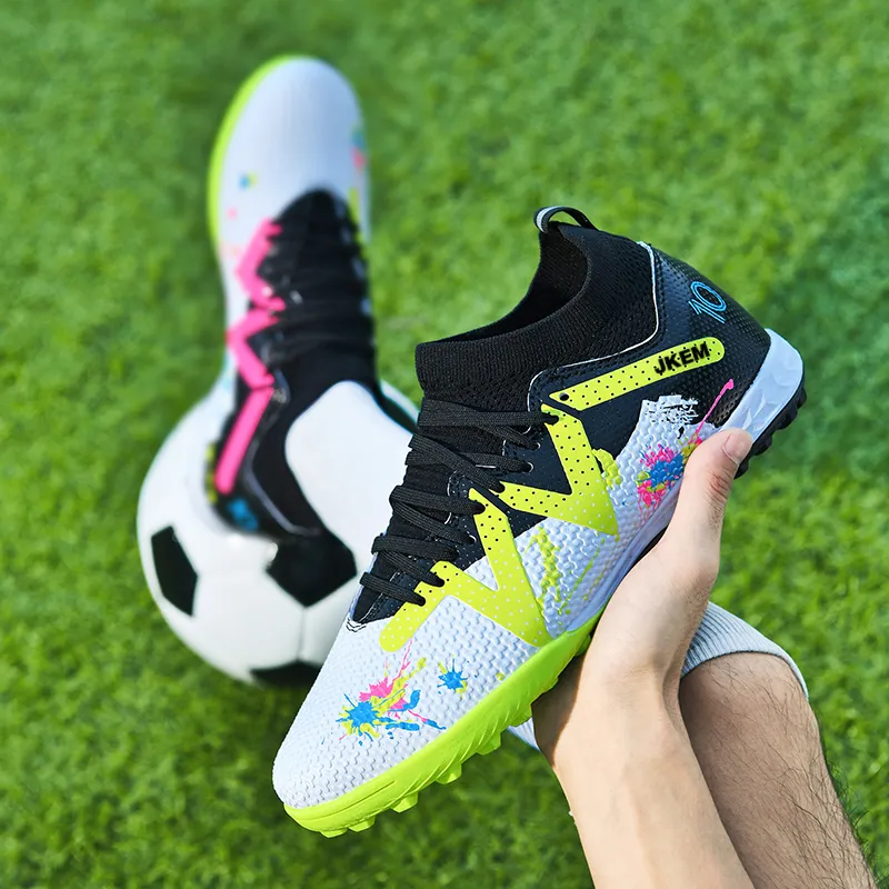 JKEM Cushioning, Slip Resistant, Abrasion Resistant, Breathable, Impact Resistant, Lightweight Soccer Shoes Unisex-45