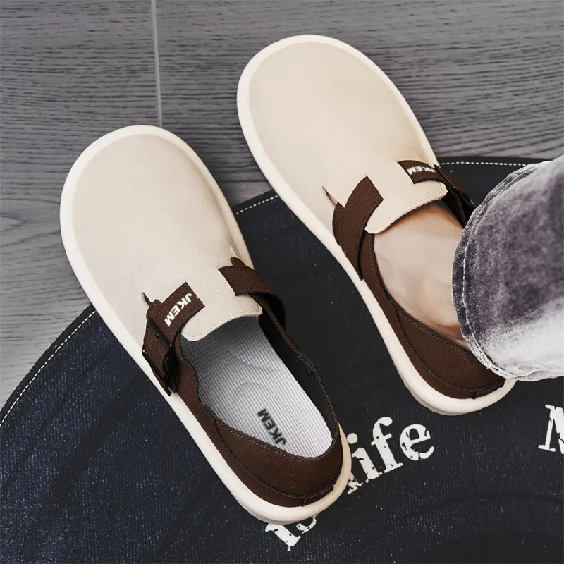 JKEM Shock Absorbers With Slip Resistant And Abrasion Resistant Properties Low Top Casual Shoes Men's-3