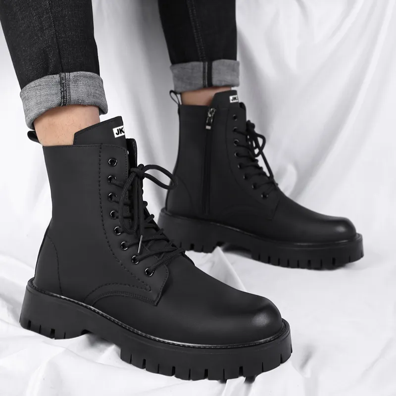 JKEM Crew Martin Boot Men's Black-9