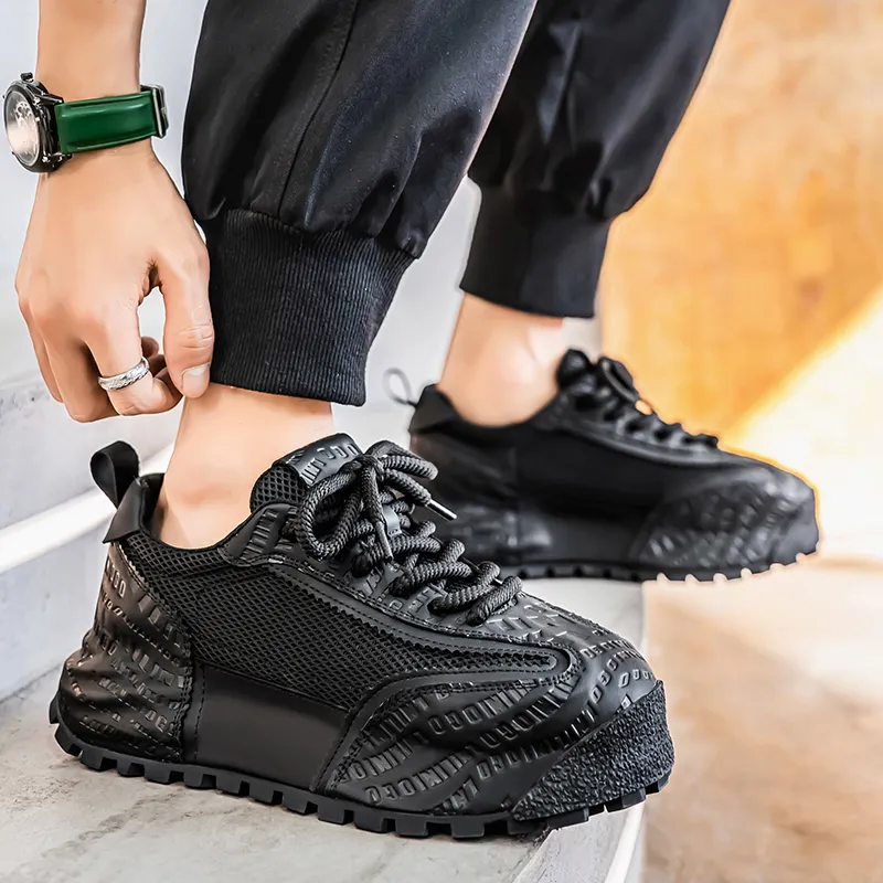 JKEM Cushioned Slip Resistant Abrasion Resistant Low Top Casual Shoes Men's-9