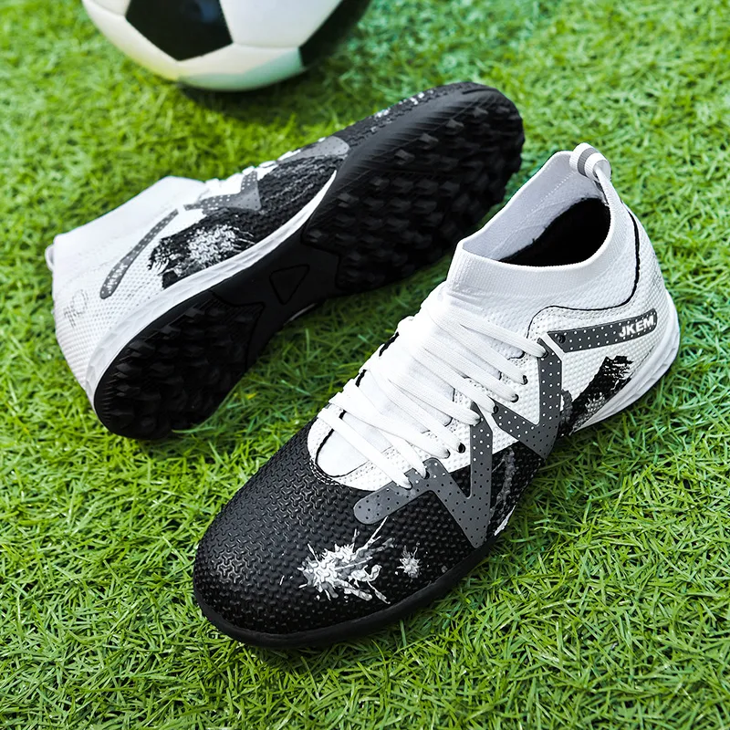 JKEM Cushioning, Slip Resistant, Abrasion Resistant, Breathable, Impact Resistant, Lightweight Soccer Shoes Unisex-38
