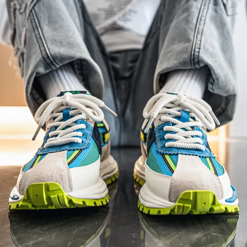JKEM Cushioning, Breathable, Height Increasing Low Top Casual Shoes Men's-9