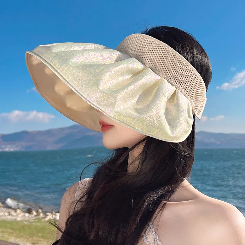 Narandu Vinyl Sun Protection Hats Women's Multicolor-1