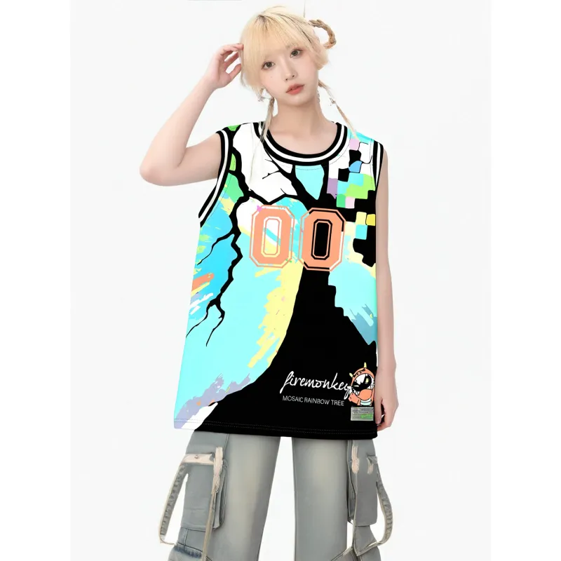 FireMonkey Basketball Jersey Unisex-2
