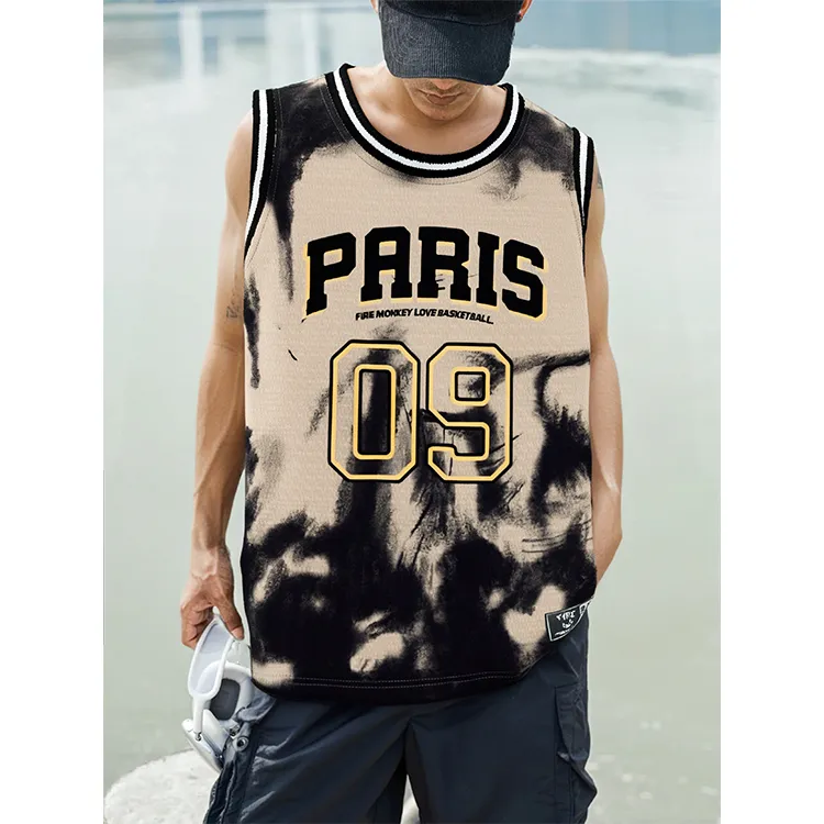 FireMonkey Basketball Jerseys Unisex Black-2