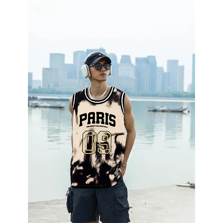 FireMonkey Basketball Jerseys Unisex Black-3
