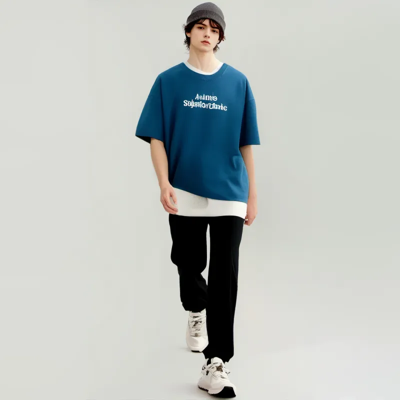 FireMonkey Knitted Sports Pants Unisex Black-2
