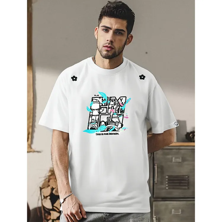 FireMonkey T Shirt Unisex White-3