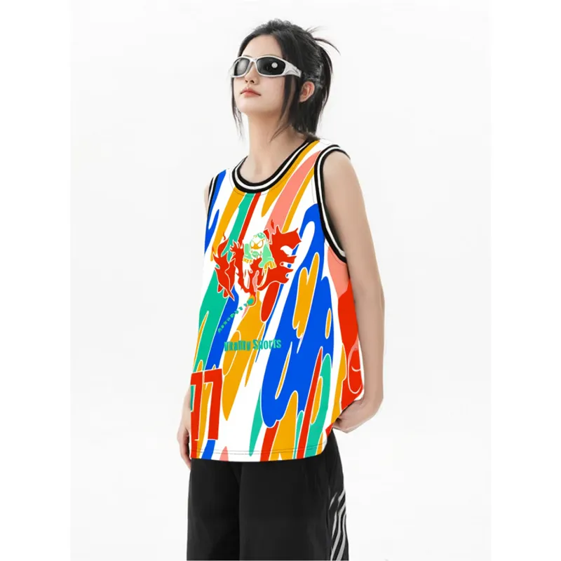FireMonkey Basketball Jersey Unisex-3