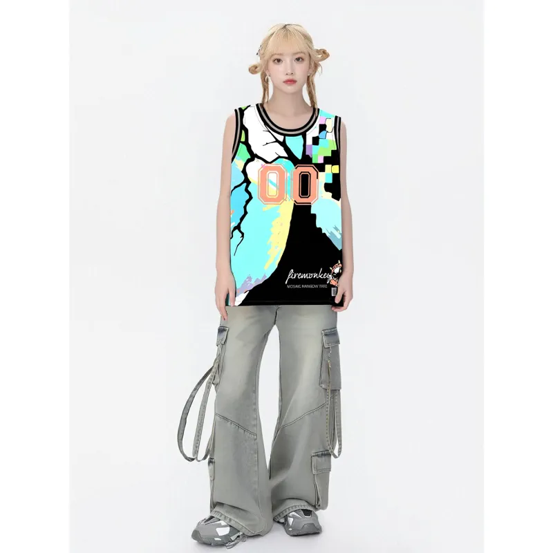 FireMonkey Basketball Jersey Unisex-3
