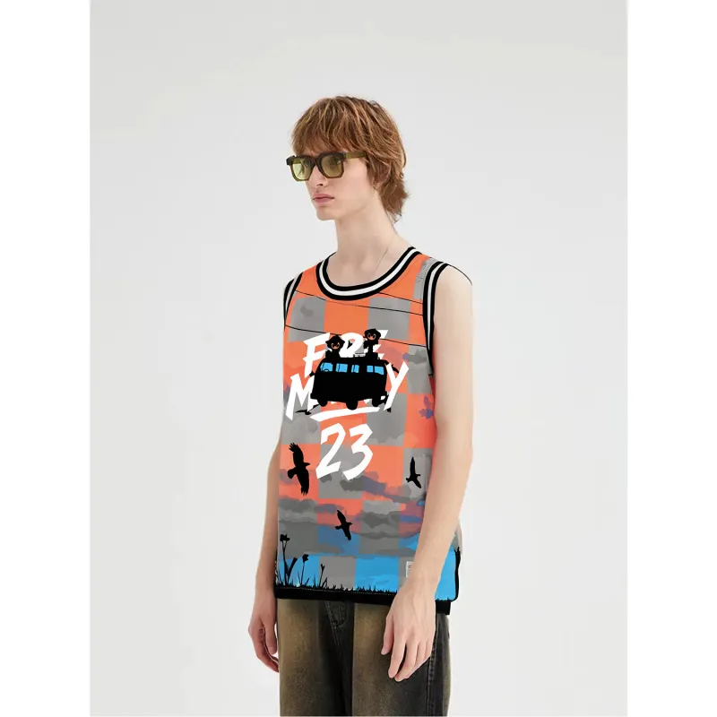 FireMonkey Basketball Jersey Unisex-3
