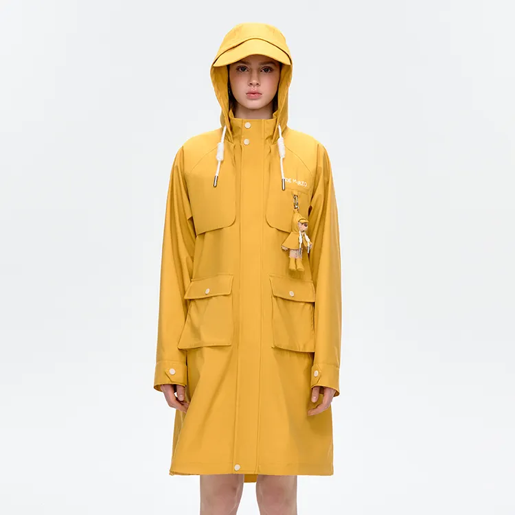 13 DEMARZO Trench Coat Women's Yellow-2