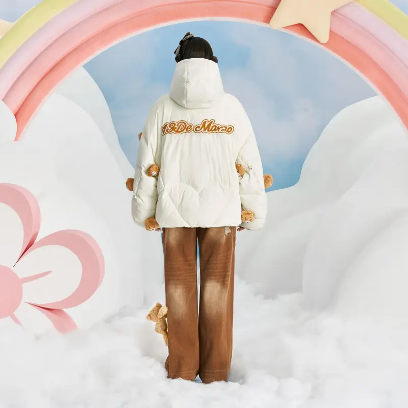 13 DEMARZO x CAREBEARS Down Jacket Women's-2