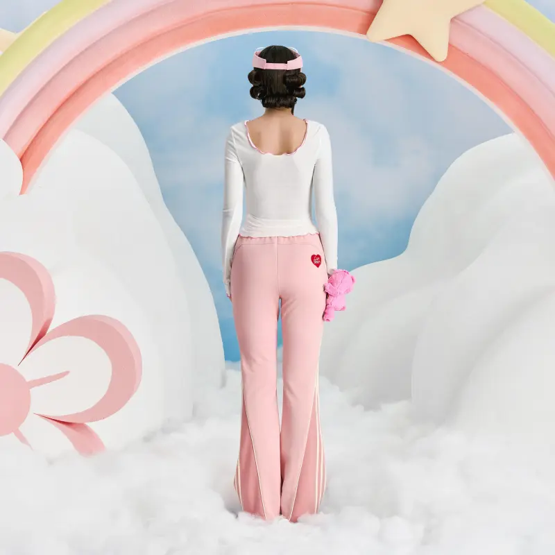 13 DEMARZO x CARE BEARS Casual Pants Women's-2