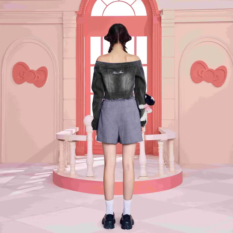 13 DEMARZO x Sanrio Denim Jacket Women's-2