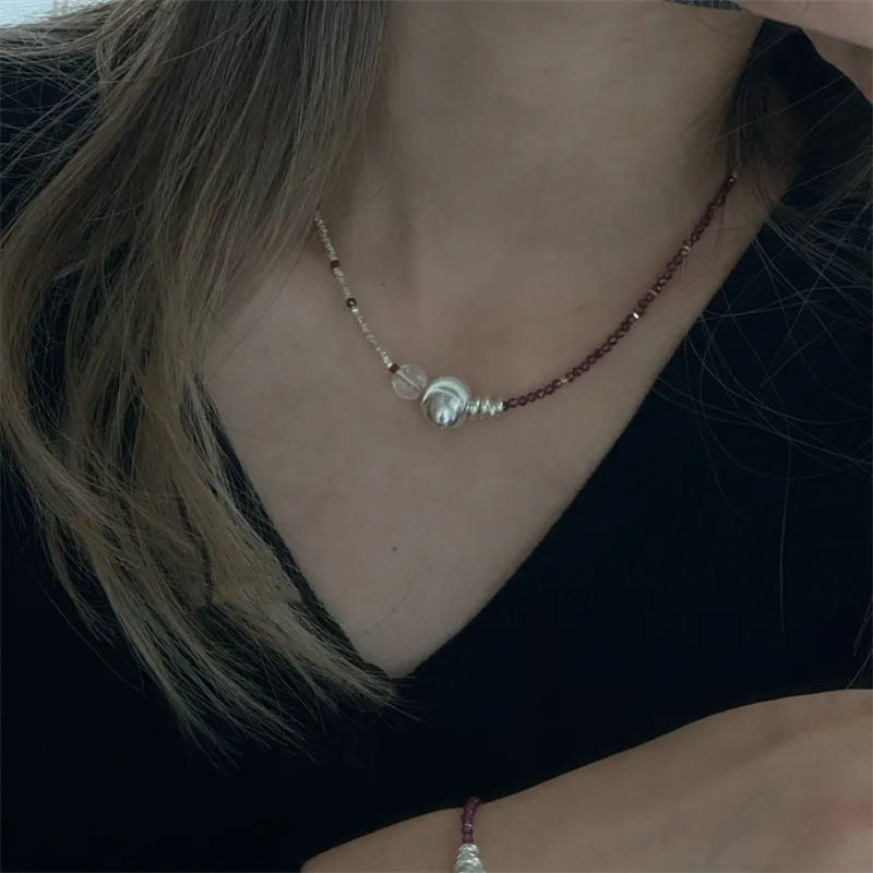 Roaelove Cat's Eye Stone Necklaces Women's-2
