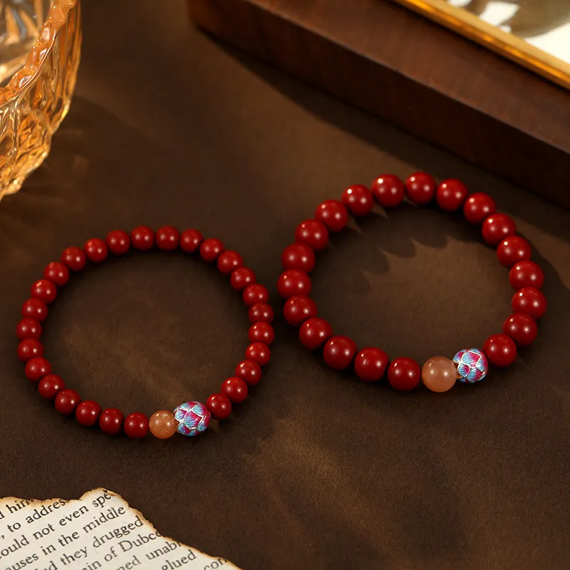 Roaelove Cinnabar Jade Bracelets Women's-2