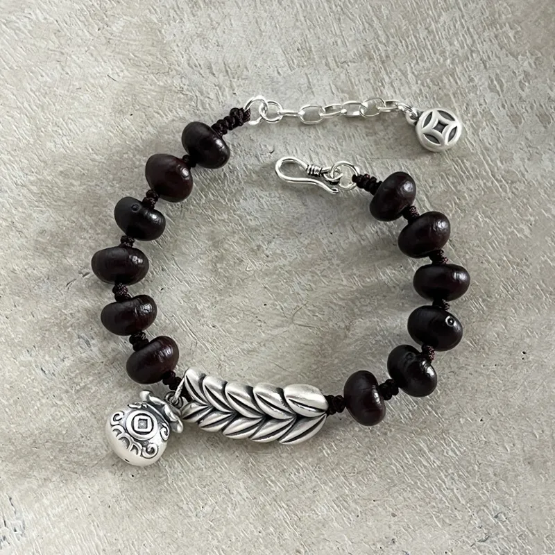 Roaelove 999 Fine Silver Bracelets Women's-3