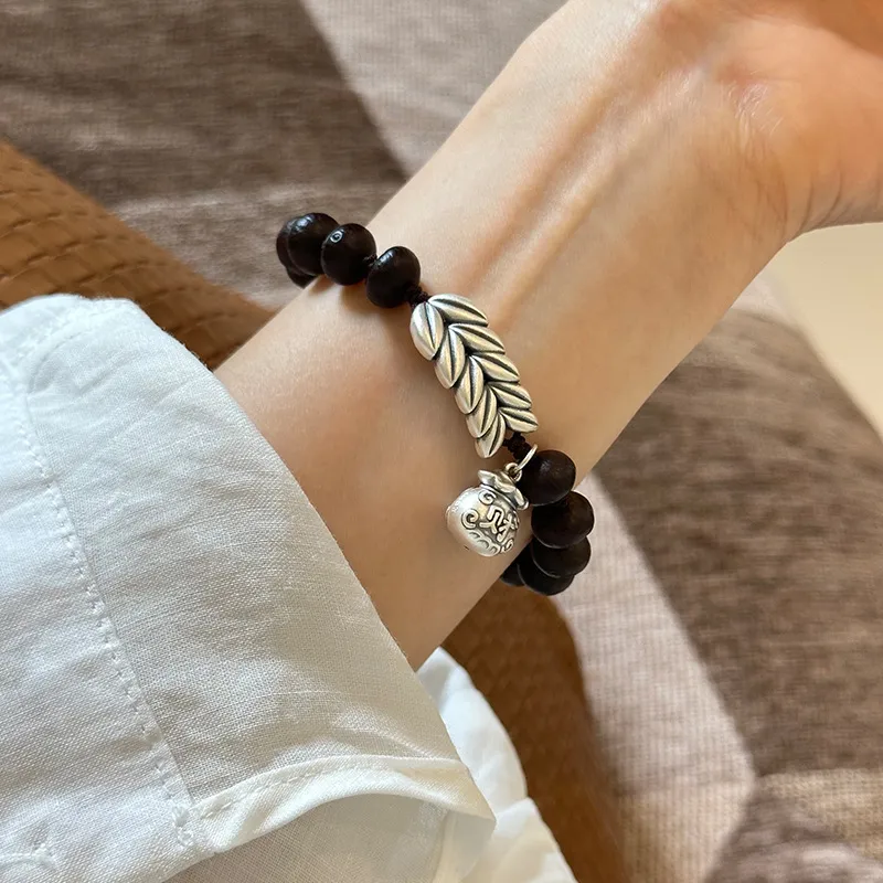Roaelove 999 Fine Silver Bracelets Women's-4