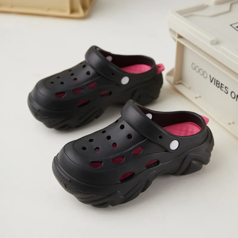 Warm Edge Closed Toe Women's Summer Indoor Minimalist Style Platform Detachable Reversible Slippers-4