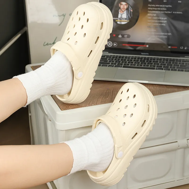 Warm Edge Unisex Closed Toe Slippers For Summer Home Indoor Use, Breathable And Fashionable, Suitable For Students-10